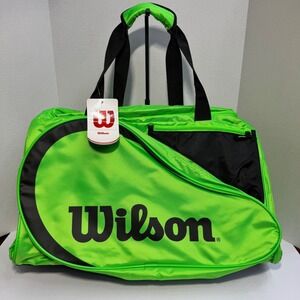 Wilson All Gear Pickleball Bag Neon Green Black Duffle Racket WRZ618300 NWT New